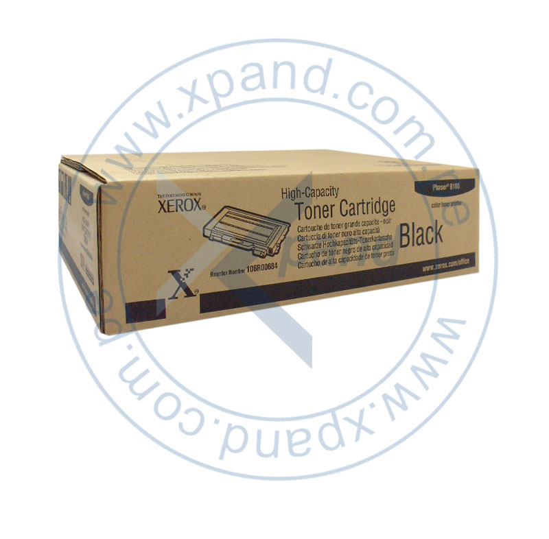  xerox high-capacity toner cartridge (negro) para impresora laser a color phaser 6100