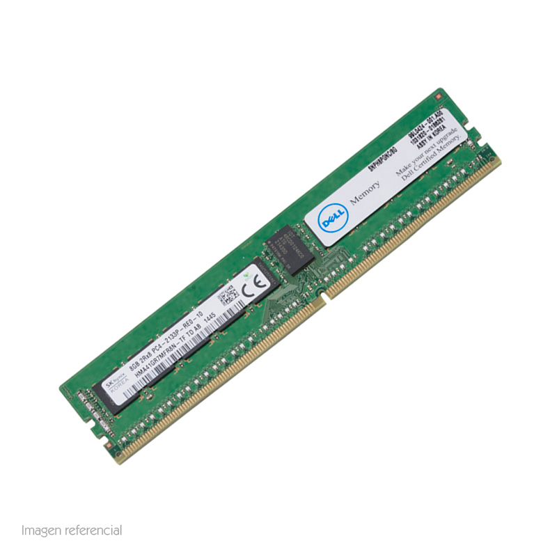 memoria dell a9810561, 8gb, ddr4, 2666 mhz, pc4-21300, dimm, 1.2v