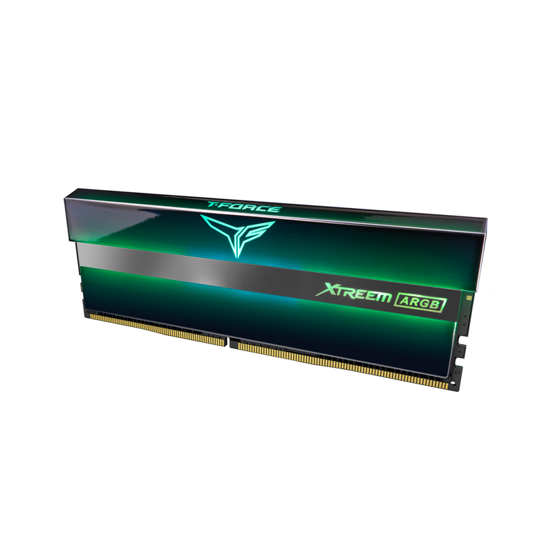 memoria t-force xtreem argb, 16gb kit (8gb x2), ddr4, 3200 mhz, cl-16, 1.35v