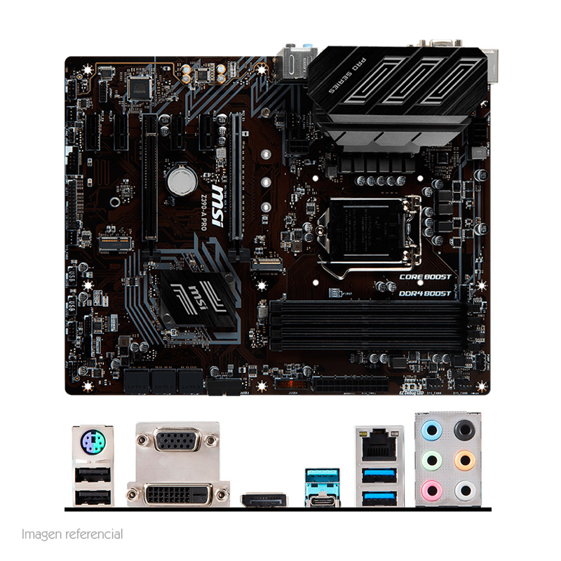 motherboard msi z390-a pro, lga1151, z390, ddr4, sata 6.0, usb 3.1