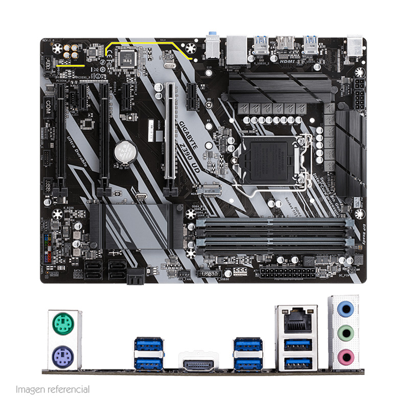 motherboard gigabyte z390 ud, rev 1.0, lga1151, z390, ddr4, sata 6.0, usb 3.1