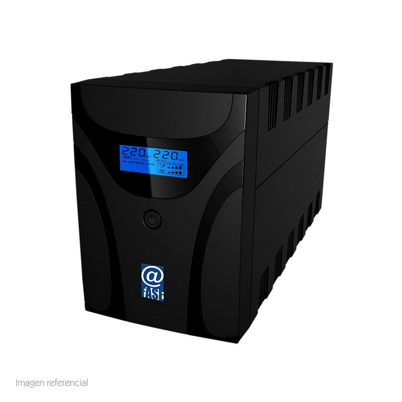 ups elise aur-1500, interactivo, 1500va, 1200w, 162~290 vac, 6 tomas nema 5-15r.