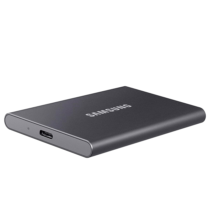 disco duro externo en estado sólido portatil samsung t7, 1tb, usb 3.2 tipo-c.