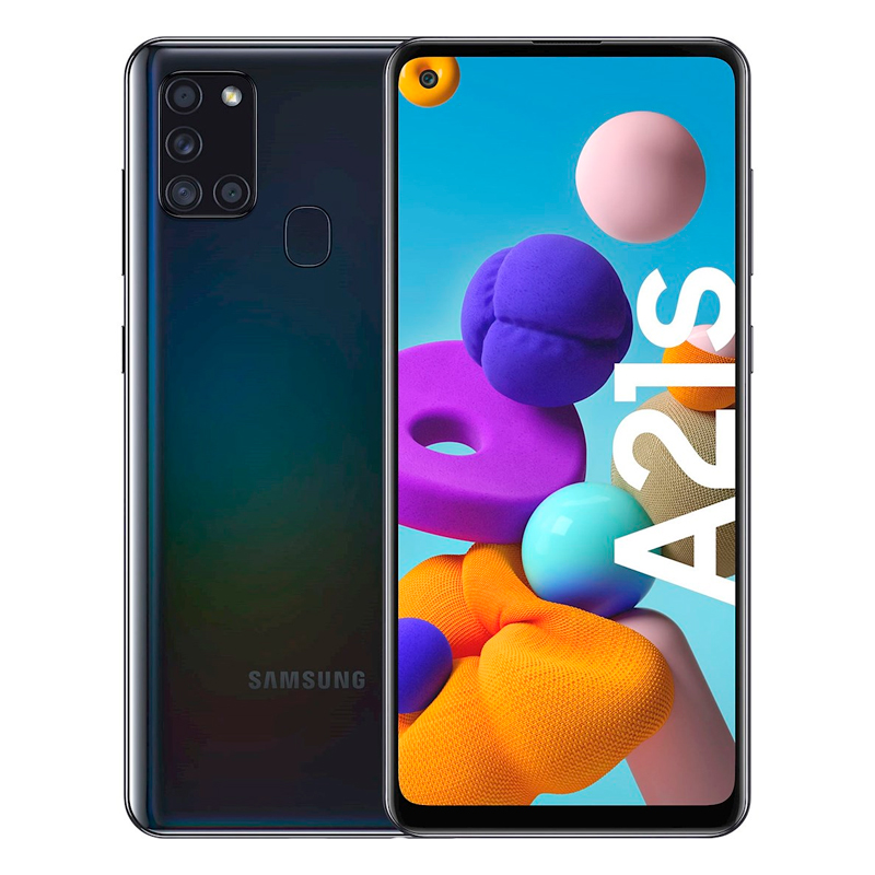 smartphone samsung galaxy a21s, 6.5 720x1600, android 10, lte, dual sim
