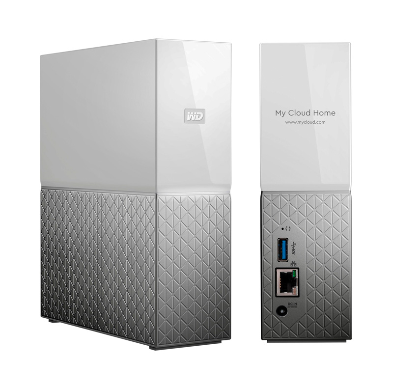 unidad de almacenamiento en red western digital my cloud home, 4tb, usb 3.0, lan gbe.