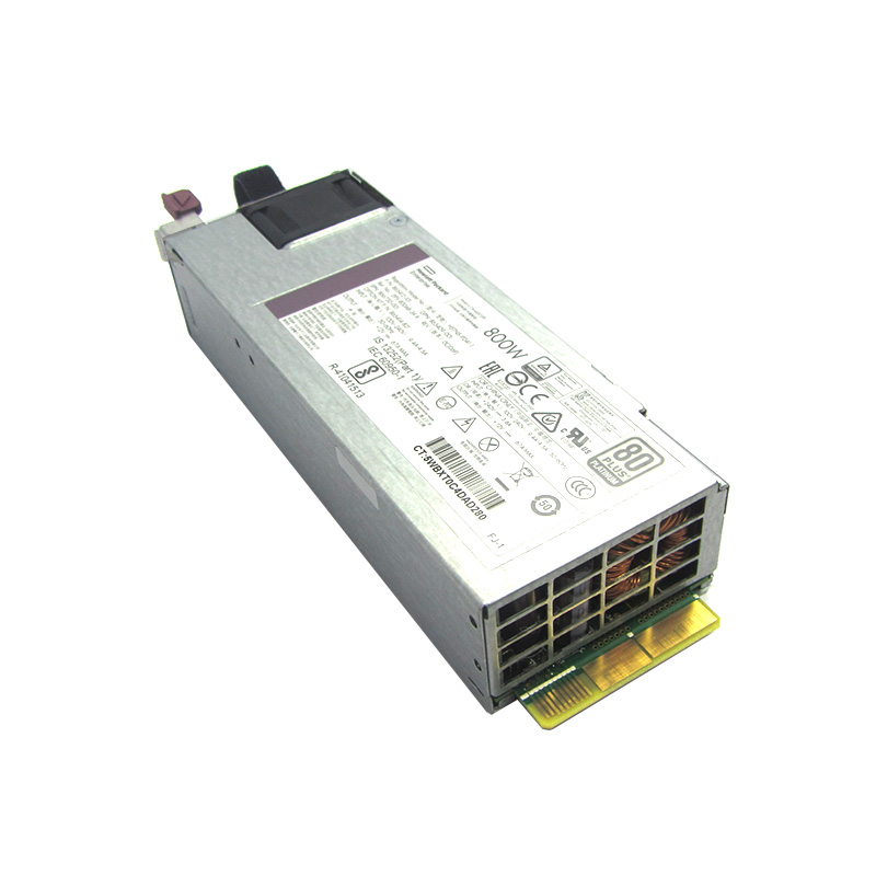 fuente de alimentación hpe 865414-b21, 800w, 100v- 240vac, 80 plus platinium, hot-plu