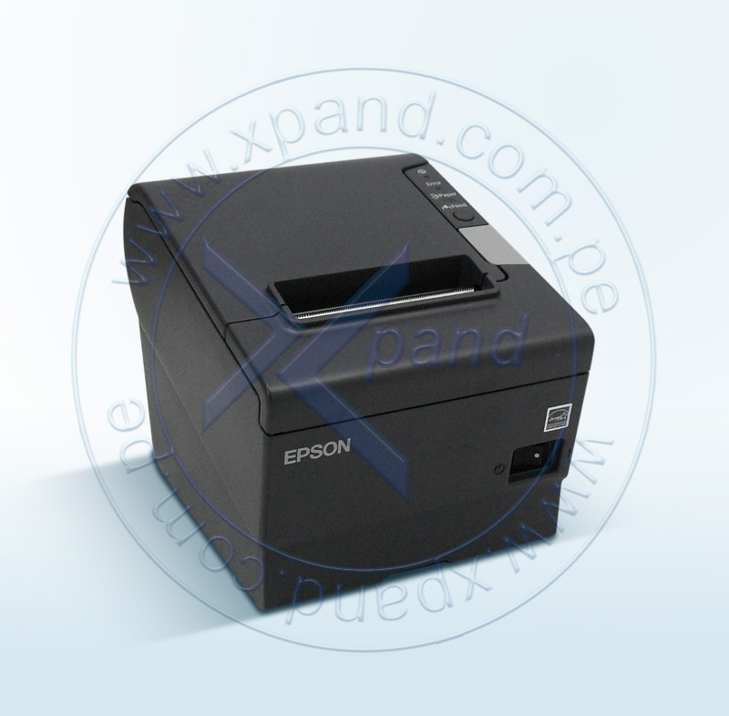 impresora termica epson tm-t88v, color negro, velocidad de impresion 300 mm/seg