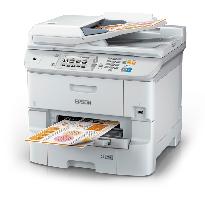 multifuncional de tinta epson workforce pro wf-6590, imprime/escaner/copia/fax.