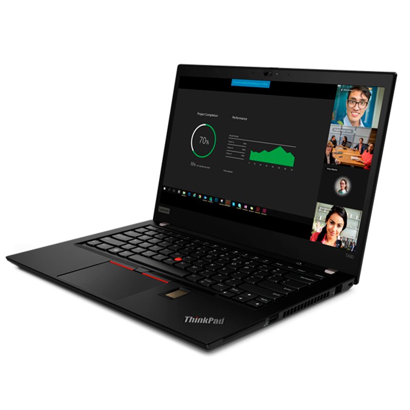 notebook lenovo thinkpad t490 14 hd, core i5-10210u 1.60ghz, 8gb ddr4, 256gb m.2 ssd