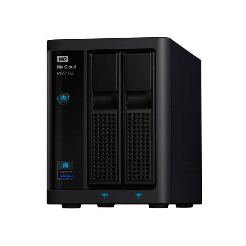 Unidad de almacenamiento en red western digital my cloud pro pr2100, 4tb, 2 bahias, g