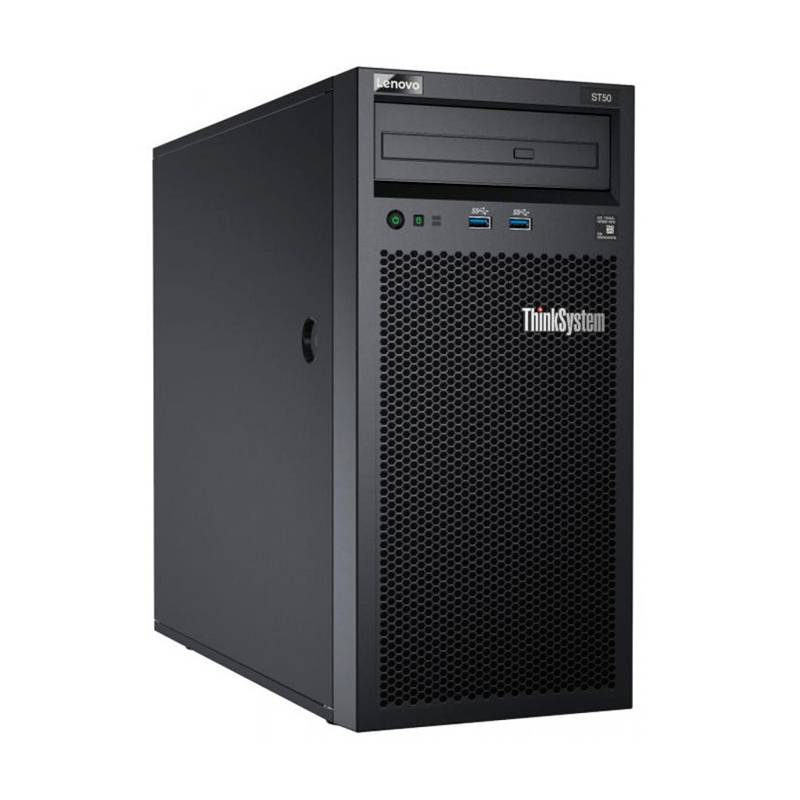 Servidor lenovo thinksystem st50, intel xeon e-2104 3.2 ghz, 8 mb caché, 8GB DDR4,1TB