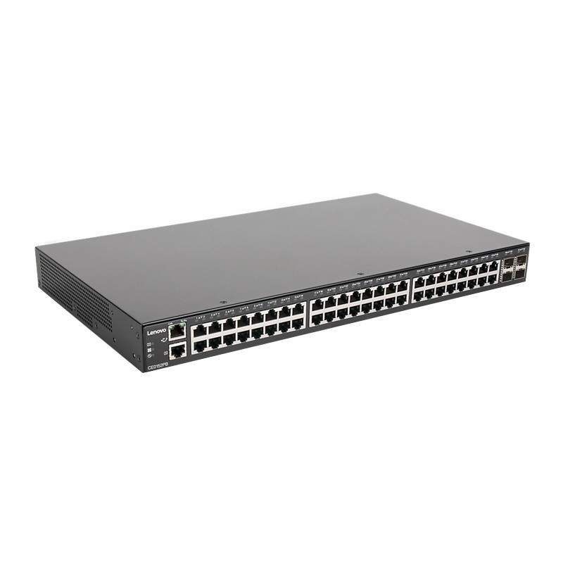 Switch lenovo ce0152pb, 48 rj-45 1gb, 4 puertos sfp+ 10 gbe, 1u.