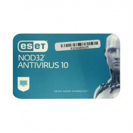 Antivirus ESET nod32 antivirus 10, suscripcion por 1 año, para 1 equipo asus.
