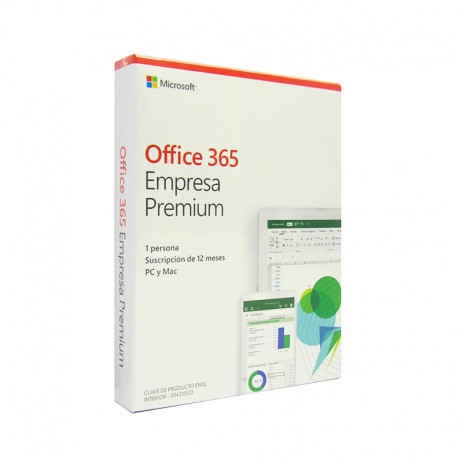 microsoft office 365 empresa premium - español, 1usuario - 1 año. instalación en 