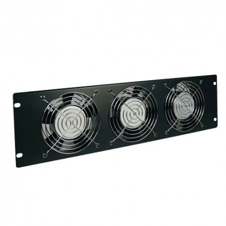 panel de ventilador tripplite smarttrack series srxfan3u, para rack 3u. 3 ventila