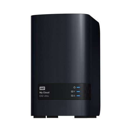 unidad de almacenamiento en red western digital my cloud ex2 ultra, 2 bahias, lan.