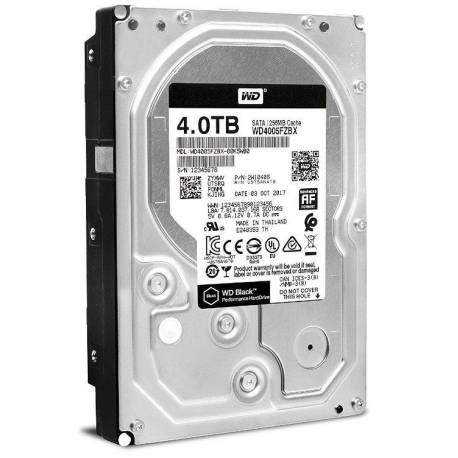 disco duro western digital black, 4TB, sata 6.0 gb/s, 256 mb cache, 7200 rpm, 3.5.