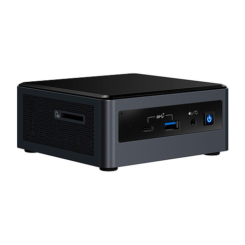 Mini barebone intel nuc10i7fnh1, intel core i7-10710u 1.10ghz, ddr4, usb 3.1.