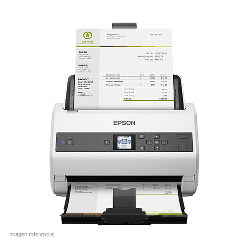 escáner de documento epson workforce ds-870, 600dpi, 65 ppm / 130 ipm, adf.