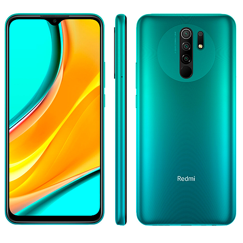 smartphone xiaomi redmi 9, 6.53 2340x1080, android 10, lte, dual sim, desbloqueado.