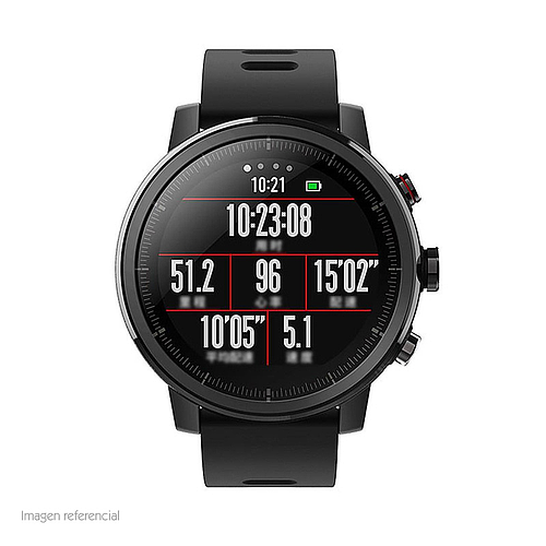 smartwatch xiaomi amazfit stratos 2, 1.34 touch,320x320, bluetooth, negro