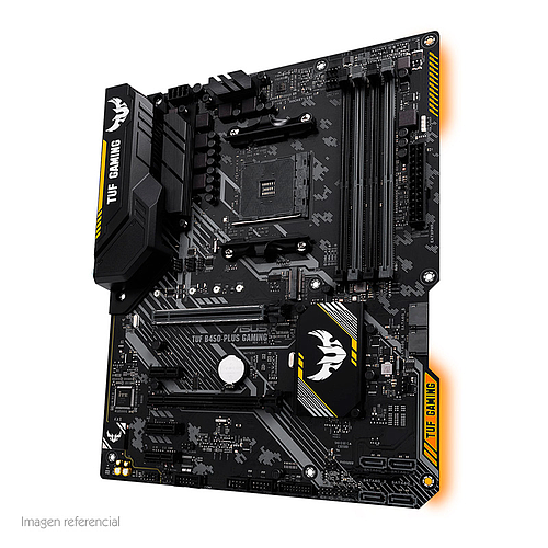 motherboard asus tuf b450-plus gaming, am4, b450,ddr4, sata 6.0, usb 3.1 