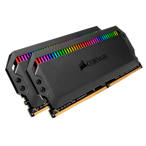 memoria corsair dominator platinum rgb, 16gb kit (2 x 8gb), ddr4, 3600 mhz, cl-18, 1.