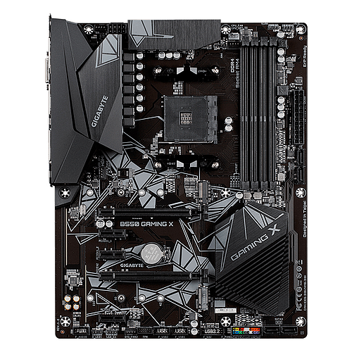 motherboard b550 gaming x (rev. 1.0), am4, ddr4, hdmi, dvi-d, hd audio.