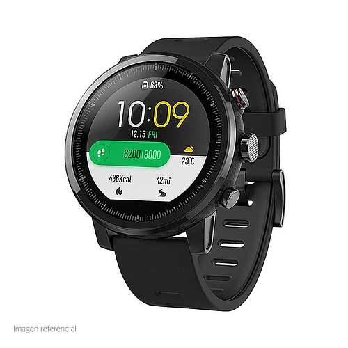 smartwatch xiaomi amazfit stratos 2, 1.34 touch,320x320, bluetooth, negro