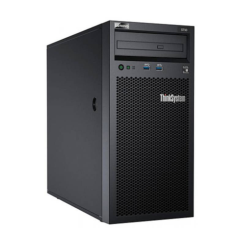 Servidor lenovo thinksystem st50, intel xeon e-2104 3.2 ghz, 8 mb caché, 8GB DDR4,1TB