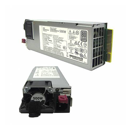 fuente de alimentación hpe 865408-b21, 500w, 100v- 240vac, 80 plus platinum, hot-plug